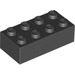 LEGO Zwart Steen 2 x 4 (3001 / 72841)