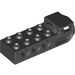 LEGO Zwart Steen 2 x 4 met Launch Stopcontact (18585)