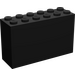 LEGO Noir Brique 2 x 6 x 3 (6213)
