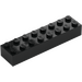 LEGO Black Brick 2 x 8 (3007 / 93888)