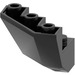 LEGO Black Brick 3 x 3 x 2 Facet Bottom (2464)