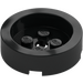 LEGO Negro Ladrillo 4 x 4 Circular con Recessed Centro (68325)