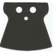 LEGO Black Cape with Front Collars