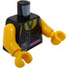 LEGO Black Cardio Carrie Minifig Torso (973 / 76382)