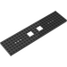 LEGO Svart Chassi 6 x 24 x 2/3 (Förstärkt) (92088)