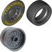 레고 검은색 Chevrolet Tire with Wheel and Hub Cap