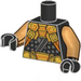 LEGO Svart Cole (Golden Ninja) Crystalized Overkropp (973 / 76382)