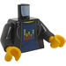 LEGO Black Cole with Leather Jacket Minifig Torso (973 / 76382)