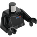 LEGO Black Commander Praji Minifig Torso (973)