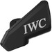 LEGO Black Curved Panel 2 x 3 Right with ‘IWC’ Sticker (2389)