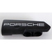 LEGO Black Curved Panel 22 Left with &#039;PORSCHE&#039; Sticker (11947)