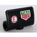 LEGO Black Curvel Panel 2 x 3 with &#039;TAG HEUER&#039; and Red &#039;E&#039;  - Right Sticker (71682)