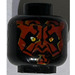 LEGO Zwart Darth Maul Hoofd (Veiligheidsnop) (3626)