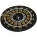 LEGO Black Disk 3 x 3 with Round Ammunition Belt Sticker (2723)
