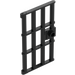 LEGO Noir Porte 1 x 4 x 6 avec Bars (60621)