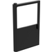 LEGO Noir Porte 1 x 6 x 8 La gauche avec Fenêtre (30073)