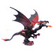 LEGO Černá Dragon with Black Head