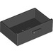 LEGO Black Drawer without Reinforcement (4536)