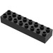 LEGO Black Duplo Brick 2 x 8 (4199)