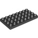 LEGO Noir Duplo assiette 4 x 8 (4672 / 10199)