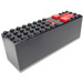 LEGO Sort Electric 9V Batteri Boks 4 x 14 x 4 med Dark Grå Base (2847 / 74650)