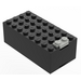 LEGO Black Electric 9V Battery Box 4 x 8 x 2.3 with Bottom Lid (4760 / 73955)