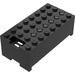 LEGO Zwart Electric 9V Battery Doos 4 x 8 x 2.333 Cover (4760)