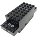LEGO Zwart Electric, Motor 4.5V 12 x 4 x 3 1/3 met open contacts