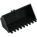 LEGO Black Excavator Bucket 4 x 8 with Click Hinge 2-Finger (47508)