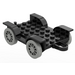 LEGO Black Fabuland Car Chassis 8 x 6.5 (Complete) (4796)