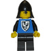 LEGO Zwart Falcon Knight minifiguur