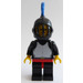 LEGO Schwarz Falcon Ritter mit Blau Hutfeder Minifigur