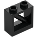 LEGO Black Fence 1 x 2 x 1.3 (3224)