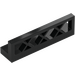 LEGO Černá Plot 1 x 4 x 1 Lattice (3633)