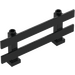 LEGO Zwart Schutting 1 x 8 x 2 (6079)