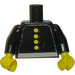 LEGO Noir Fireman (Autocollant) Torse (973)