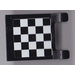 LEGO Black Flag 2 x 2 with Checkered Flag on Both Sides Sticker without Flared Edge (2335)