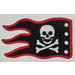LEGO Black Flag 8 x 5 with Skull and Crossbones