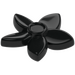 LEGO Negro Flor con Pointed Pétalos con Pequeño Pin (18853)