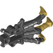 LEGO Black Foot With 3 Claws 5 x 8 x 2 with Flat Gold Talons (53562 / 87047)