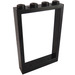LEGO Black Frame 1 x 4 x 5 with Solid Studs