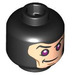 LEGO Black Gambit Minifigure Head (Recessed Solid Stud) (3274)