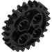 LEGO Black Gear with 24 Teeth (3648 / 24505)