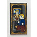 LEGO Noir Verre for Fenêtre 1 x 4 x 6 avec Gilderoy Lockhart Painting His Own Portrait Autocollant (6202)