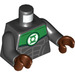 LEGO Sort Grøn Lantern (John Stewart) Minifig Torso (973 / 76382)