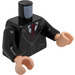 LEGO Black Gunnar Eversol Minifig Torso (973 / 76382)