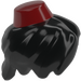 LEGO Black Hair with Dark Red Fez (25991 / 45716)