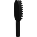 LEGO Zwart Hairbrush met kort handvat (10 mm) (3852)