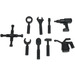 LEGO Czarny Ręka Tools Pack (901 / 11402)