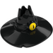 LEGO Black Hat with Wide Brim with Spikes on Top and Yellow Eye (103027)